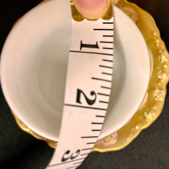 Bridgerton Floral Espresso Chocolate Demitasse Teacup Saucer Set Victorian Cup - Picture 9 of 17